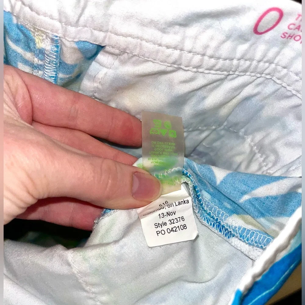 Lilly Pulitzer Callahan Short Crystal Coast Size 0 - Picture 4 of 5